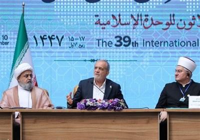 پزشکیان: ما با هیچ کشور اسلامی دشمنی نداریم/به وحدت امت اسلامی پای‌بندیم