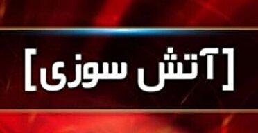 مهار آتش‌سوزی در شرکت داروسازی تویسرکان