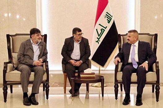 دیدار فرمانده نیروی انتظامی ایران با وزیر کشور عراق در بغداد