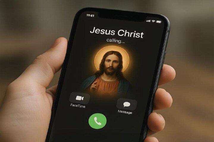 نقاب عیسی مسیح بر چهره هوش مصنوعی