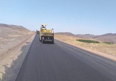پیشرفت ۸۰ درصدی تعریض جاده درودی فارغان - حاجی‌آباد
