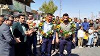 استقبال مردم فامنين از قهرمانان ملی