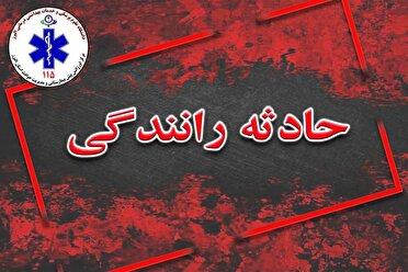 براثر تصادف دو‌خودرو در کرج ۸ نفر راهی بیمارستان شدند
