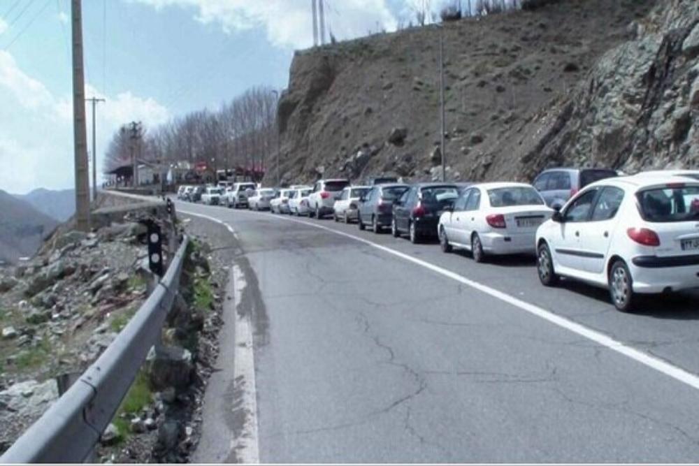جاده چالوس یک‌طرفه شد