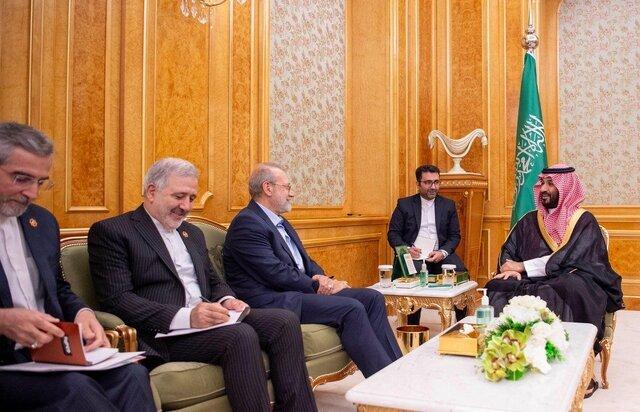 رایزنی لاریجانی و بن سلمان