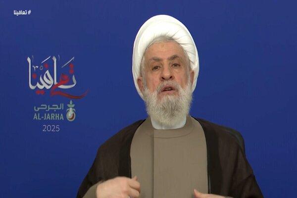 آغاز سخنرانی نعیم قاسم در سالروز عملیات تروریستی پیجرها