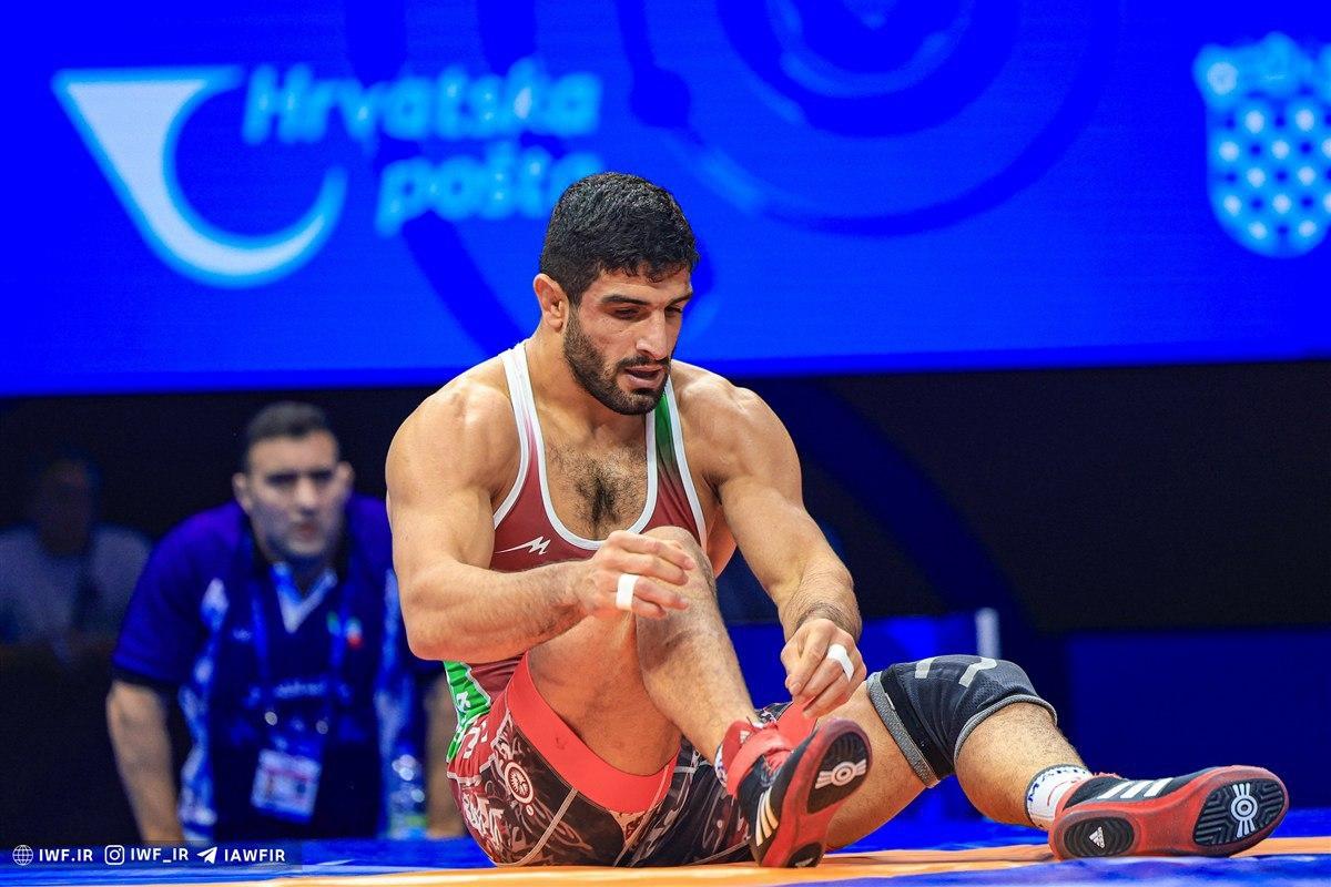 قاسمپور با تب ۴۰ درجه کشتی گرفت!