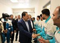 افتتاح پایگاه توسعه ایمنی و امداد و نجات معادن پروده با حضور وزیر صمت