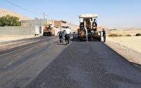 آسفالت ۹۵ درصدی معابر شهر آجین