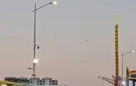 فیلم/ برخورد پهپاد یمنی به هدفی در بندر ایلات