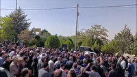 تشییع و خاکسپاری پیکر حجت‌الاسلام والمسلمین فاضلیان در همدان