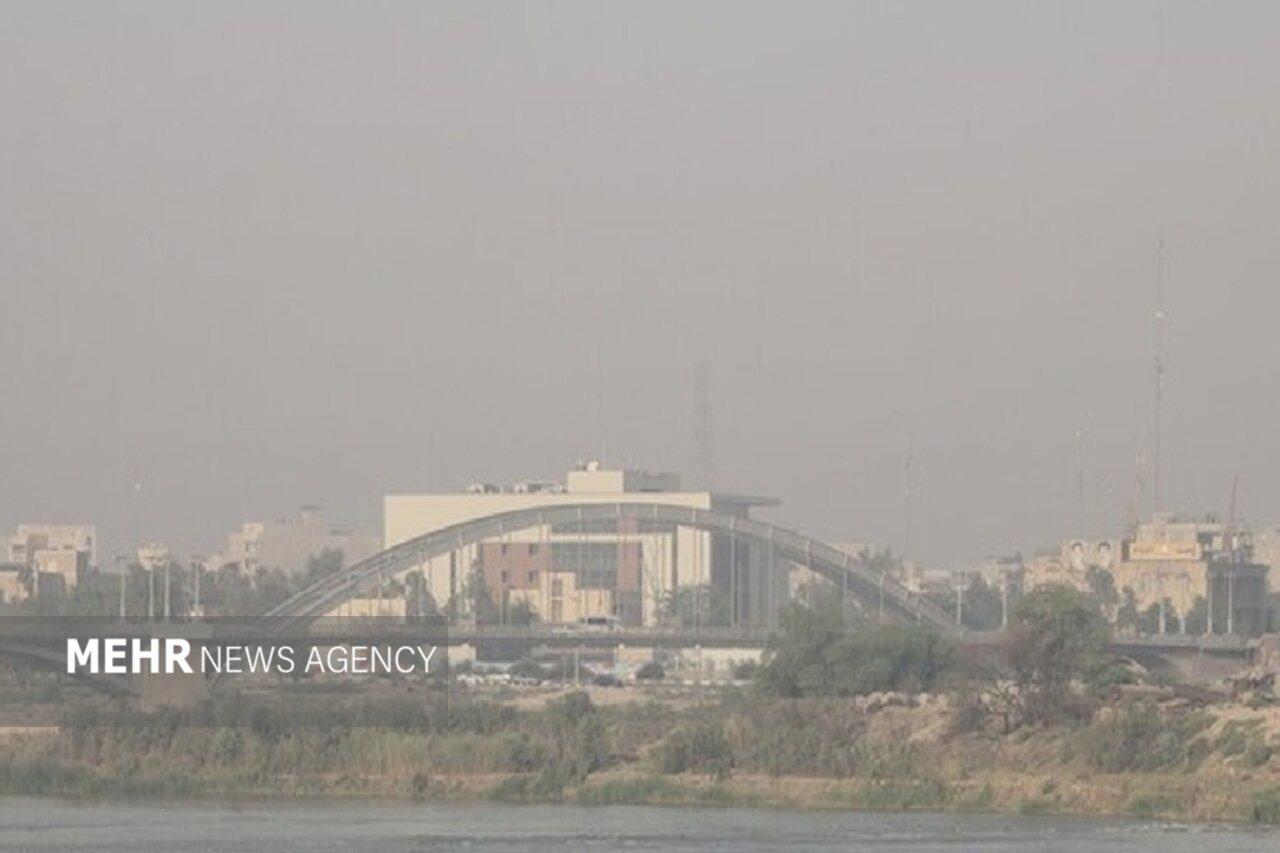 آلودگی هوا در خوزستان به مرز هشدار رسید؛ دشت آزادگان در وضعیت بنفش