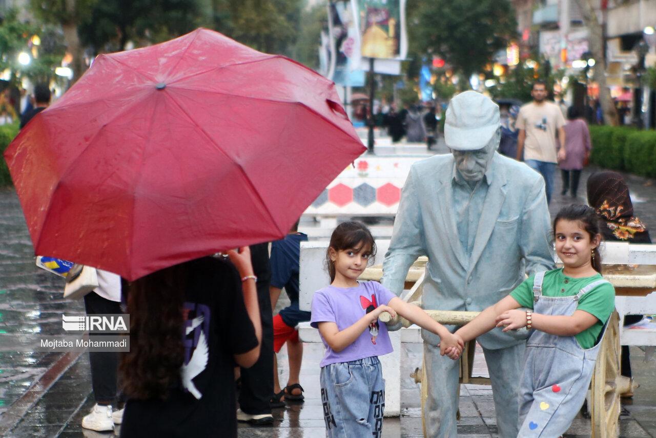 باران مهمان گیلان در روزهای پایانی تابستان