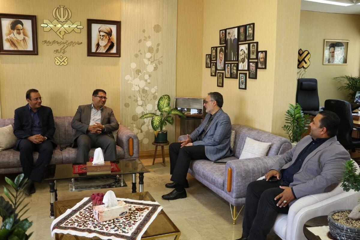 ️دیدار صمیمی سرپرست اداره کل ورزش و جوانان استان کرمان با مدیرکل صداوسیمای مرکز کرمان