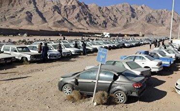 فروش ۳۰۱ خودروی توقیفی در کرمان