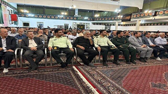 تجلیل از حماسه‌آفرینان جنگ ۱۲ روزه در صالح آباد؛ پاسداشت ایثار رزمندگان جنگ تحمیلی + عکس