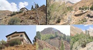 مقابله دستگاه قضا با ویلاسازی در کوه‌های شمالی تهران