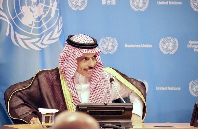 وزیرخارجه عربستان: فلسطین محور رایزنی‌ها در سازمان ملل / ریاض با تمام توان خود برای تحقق راه‌حل دو دولتی تلاش خواهد کرد