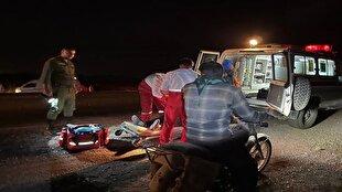 واژگونی خودروی سواری در محور خرمدشت به بوئین زهرا