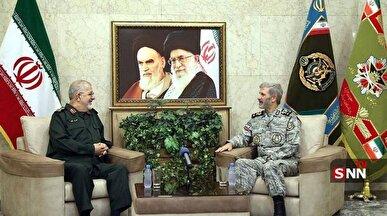هشدار فرماندهان ارتش و سپاه به دشمنان: پاسخ ما به هر تعرض، قوی و پشیمان‌کننده خواهد بود + فیلم