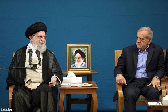 دیدار رئیس‌جمهور با رهبر انقلاب پیش از حضور در نشست مجمع عمومی سازمان ملل