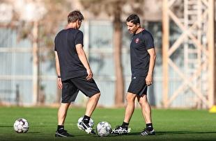 تمرین دوشنبه پرسپولیس در نوبت عصر برگزار شد