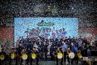 جشن ملی کشتی و مراسم تجلیل از قهرمانان کشتی ایران در ورزشگاه آزادی