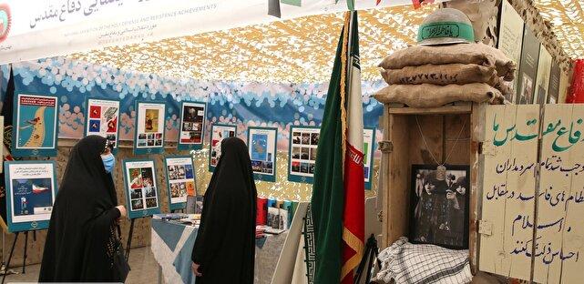 افتتاحیه یک نمایشگاه مقاومتی دیگر در شهرستان آران و بیدگل + فیلم