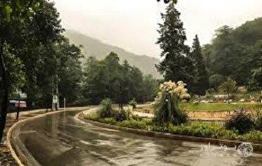 شب پر باران در ناهار خوران گرگان