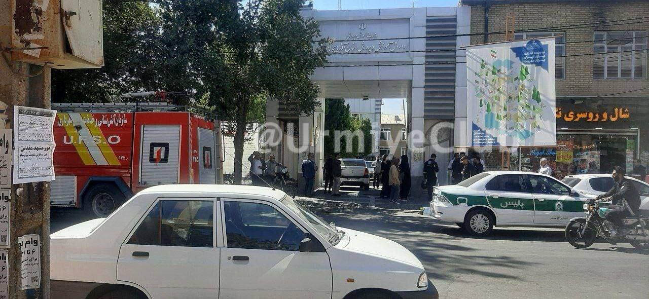 انفجار در اداره کل آموزش و پرورش آذربایجان‌غربی