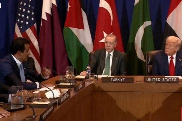 قول آمریکایی ترامپ به اعراب در جلسه محرمانه! | ۶ نفر مطلع بودند، ۲ نفر گفتند او قاطع بود!