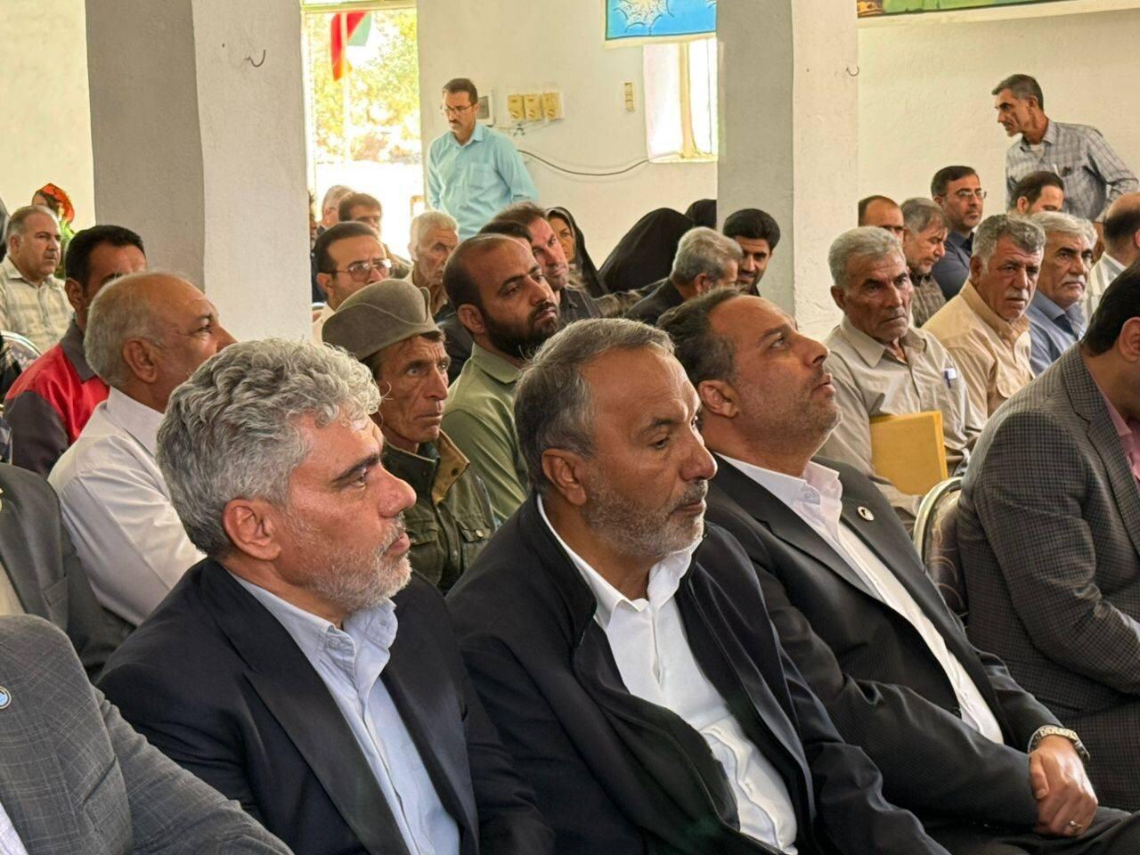 بهره‌برداری از سه طرح آبرسانی با حضور رضایی کوچی در شهرستان جهرم