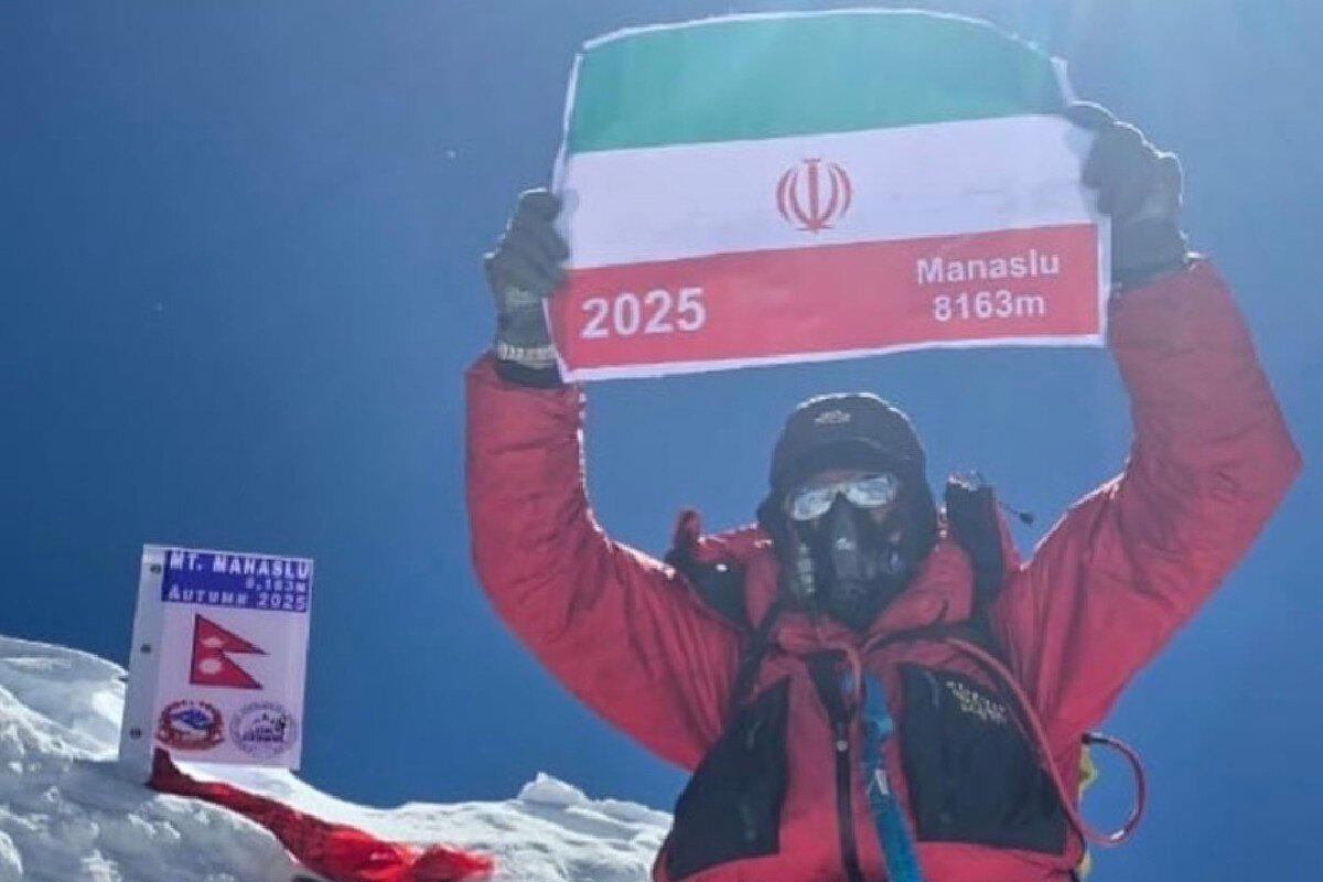کوهنورد پرافتخار کرمانشاهی فاتح ماناسلو شد