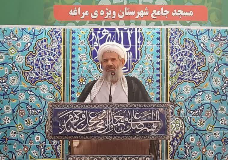 امام جمعه مراغه: ملت ایران اهل سازش و عقب نشینی نیست