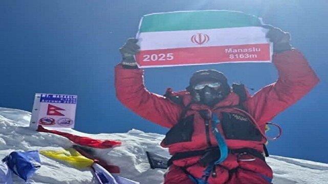 ماناسلو تسلیم اراده کوهنورد کرمانشاهی؛ رضا شهلایی فاتح نهمین قله بالای ۸۰۰۰ متری جهان