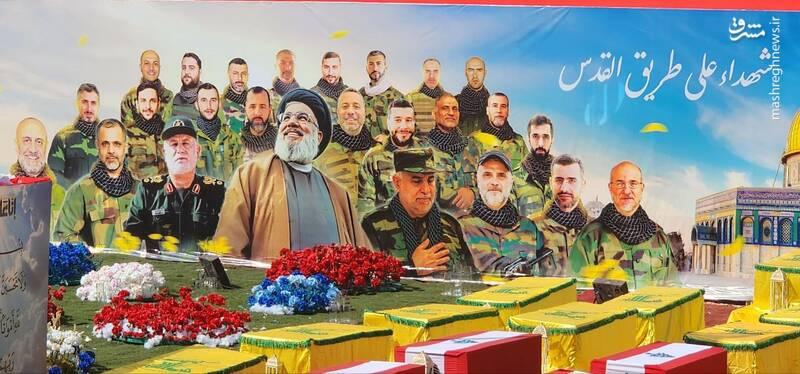 عکس/ آماده‌سازی مراسم بزرگداشت شهید نصرالله در ضاحیه