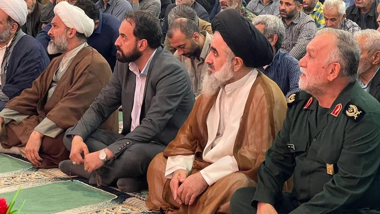 حضور کشوری در مراسم گرامیداشت مقام شهدا در روستای قراخیل