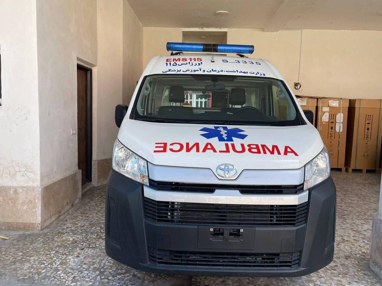 با پیگیری کشوری؛ تخصیص یک دستگاه آمبولانس مجهز به نظام سلامت شهرستان سیمرغ