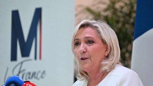 لوپن: تنها راه‌حل بحران فرانسه انتخابات زودهنگام است