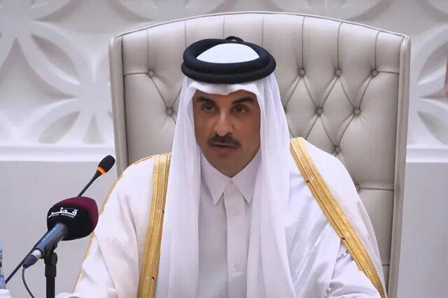 امیر قطر: دوحه هدف حمله‌ خائنانه اسرائیل قرار گرفت