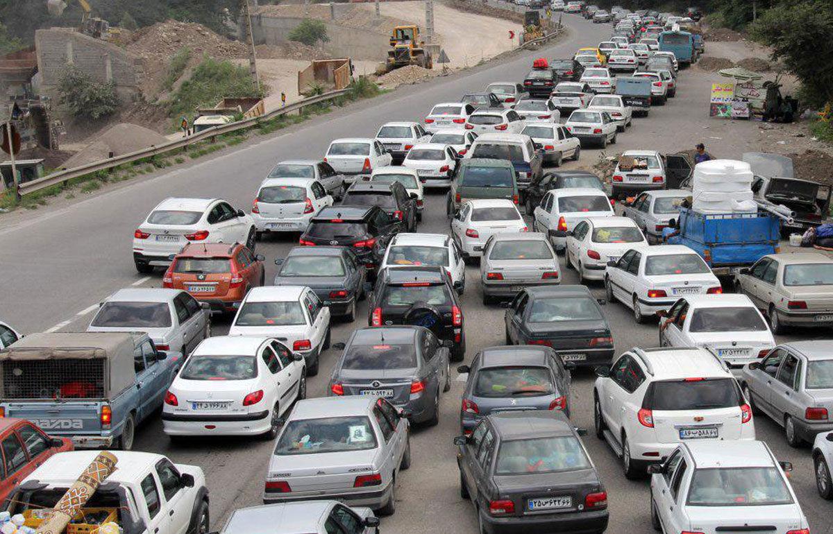 وضعیت ترافیکی جاده‌های پرتردد کشور/ ترافیک محورهای شمالی سنگین است