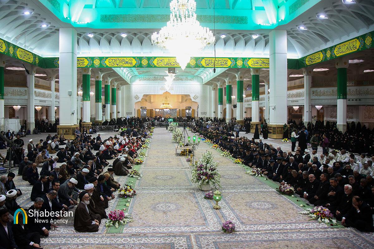 خطبه‌خوانی خادمان حرم حضرت معصومه (س)در آستانه سالروز ورود بانوی کرامت به قم