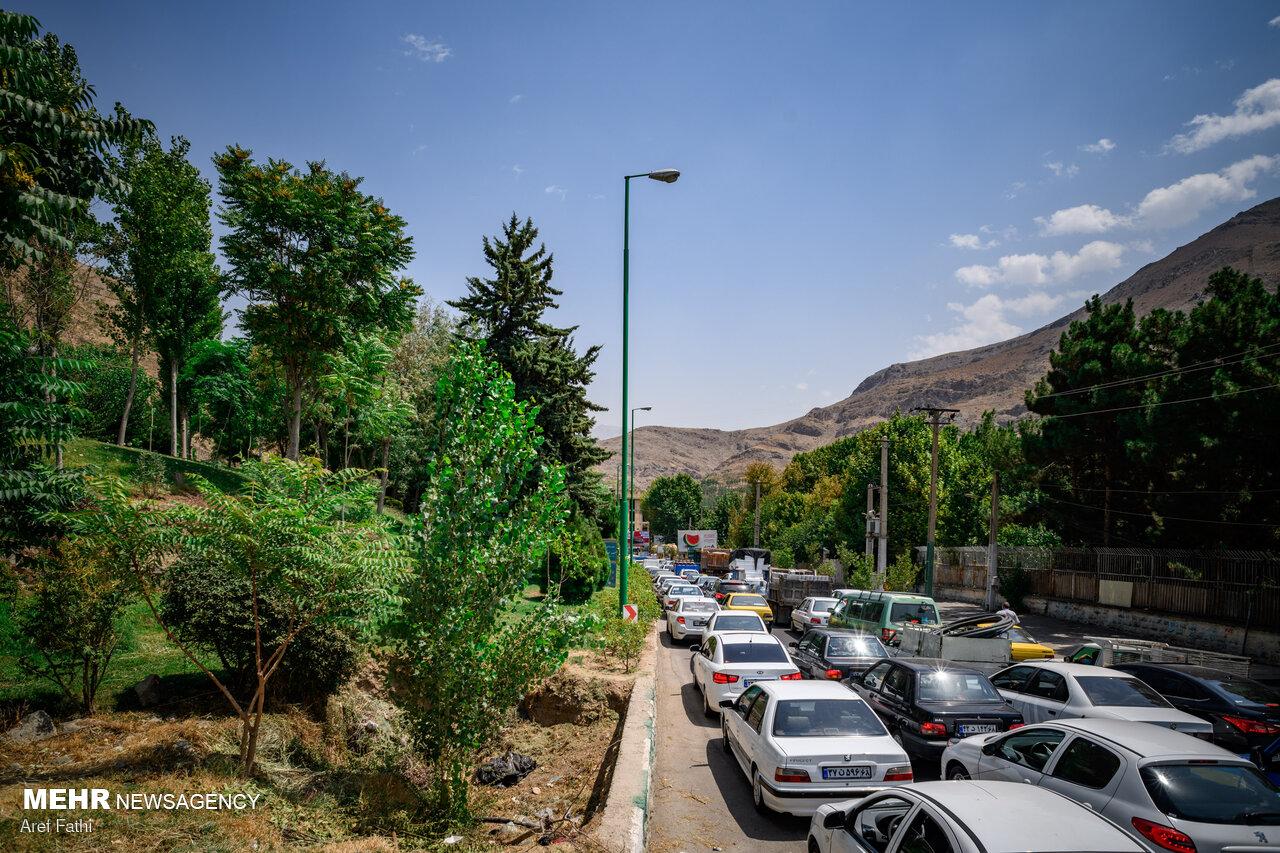 جاده چالوس از مرزن‌آباد به سمت تهران و کرج مسدود شد