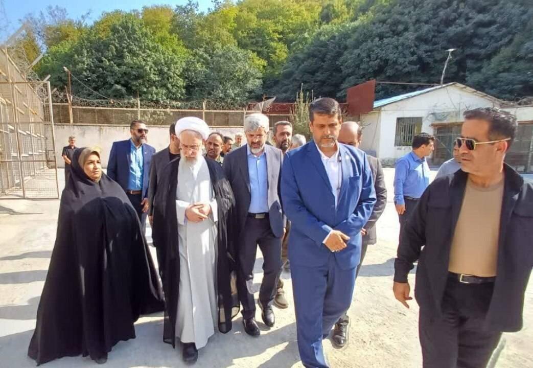 بازدید دادستان کل کشور از کمپ ماده ۱۶ توسکستان گرگان