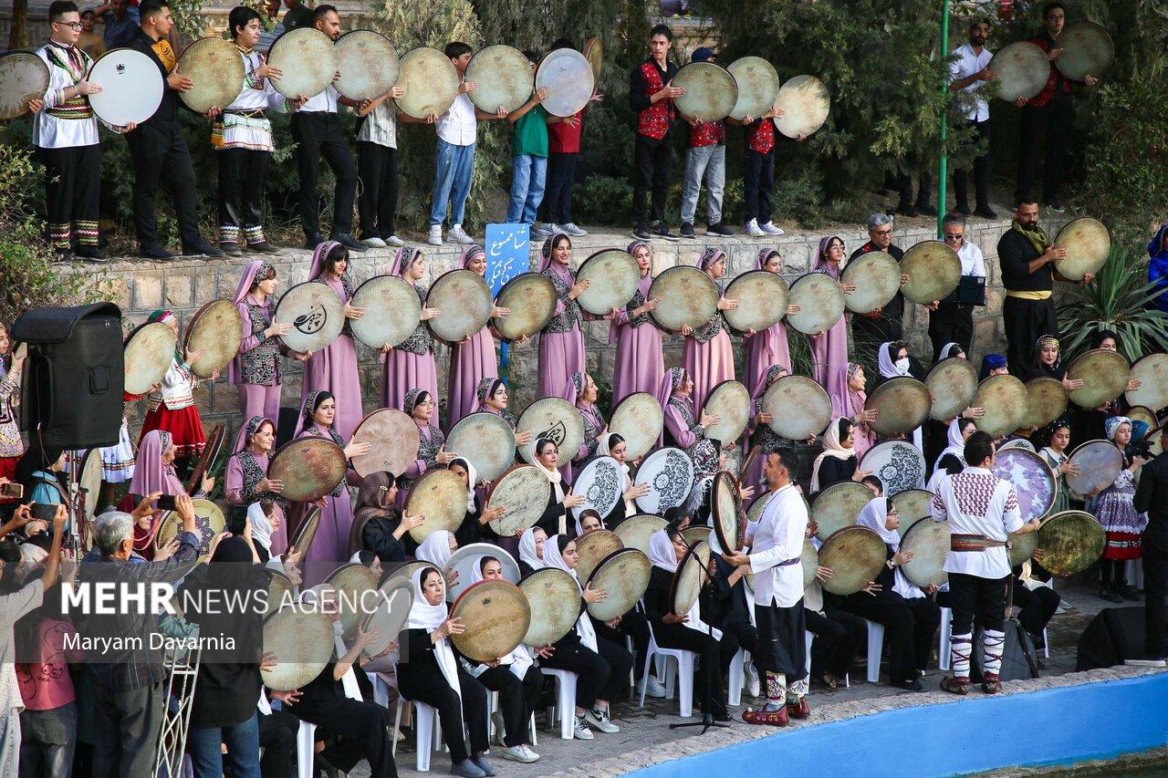ویدیو اختصاصی مهر از همایش دف نوازان در بش قارداش بجنورد