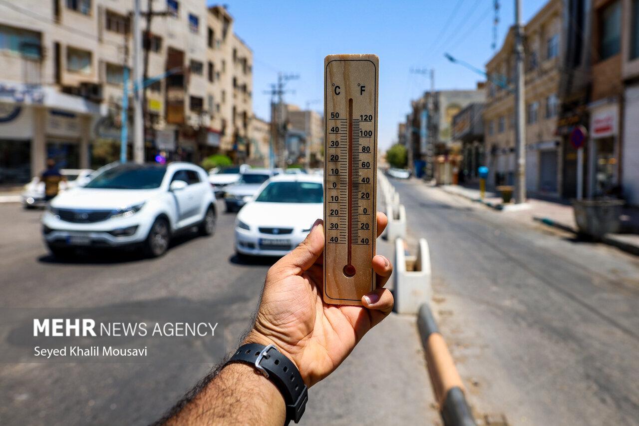 پیش‌بینی افزایش دما در خوزستان