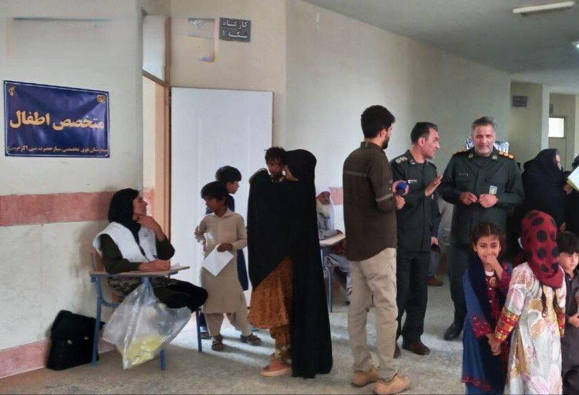 هفتادمین بیمارستان صحرایی سیستان و بلوچستان در زهک آغاز به کار کرد