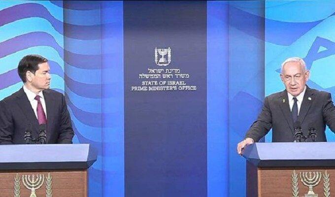 نتانیاهو در نشست مشترک با روبیو: «ترامپ بزرگ‌ترین دوست اسرائیل است»