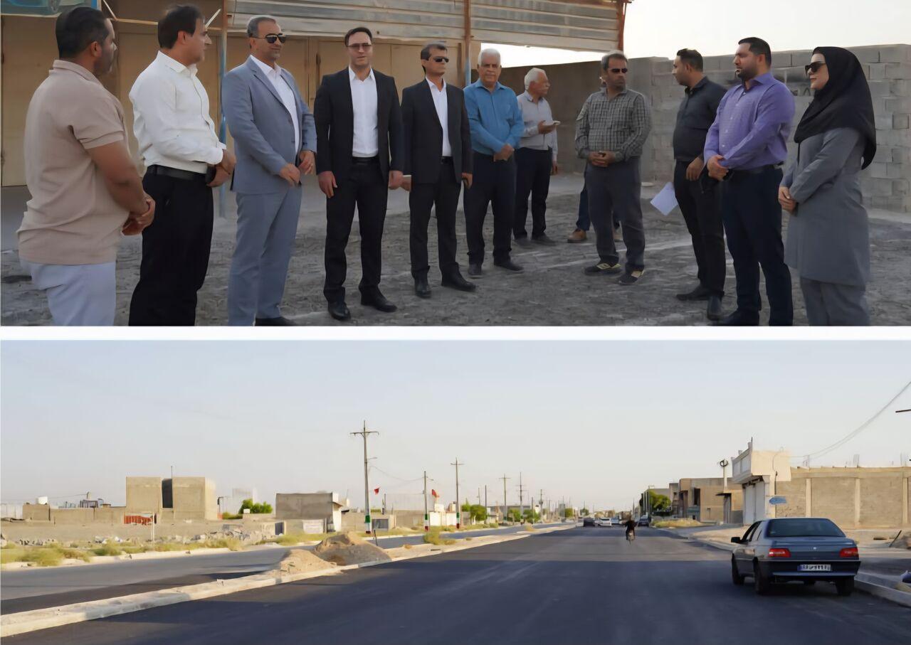 فاز دوم بلوار جاده بین گورکات تنگستان افتتاح شد