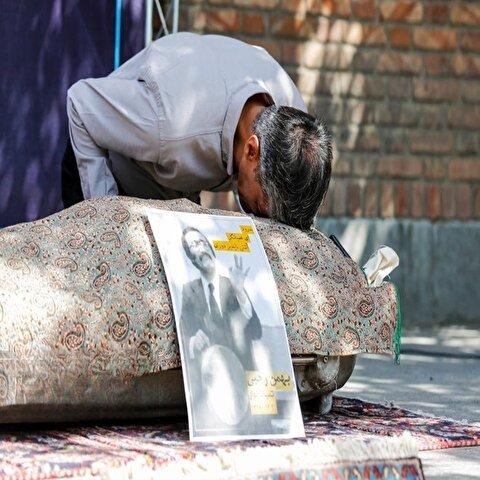 تصاویر: شییع پیکر مرحوم بهمن رجبی، استاد تنبک‌نوازی